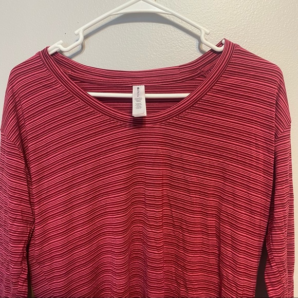 Athleta Cloudlight Stratus Striped Top #657835 Size S - Picture 3 of 6